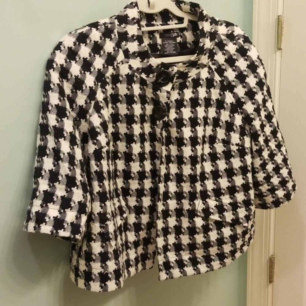 Fully Lined 3/4 Sleeves vintage style coat